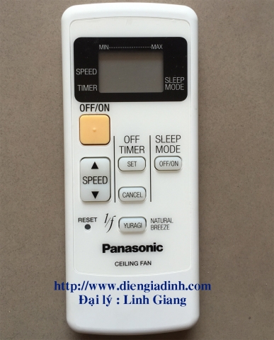 Tay điều khiển từ xa quạt trần 5 cánh Panasonic F60WWK